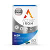 Active Iron Men's Iron Supplement 30 Capsules Plus Tablets - British product