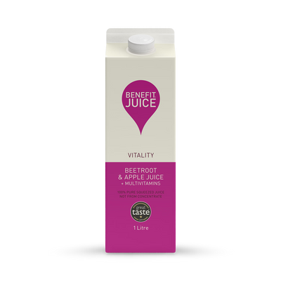 Holland & Barrett Benefit Beetroot & Apple Juice + Multivitamins Vegetable Blend 1L- Buy online at McGrocer