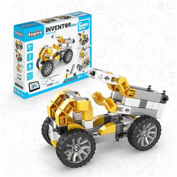 Engino Inventor Mechanics tipper truck building set (British brand)