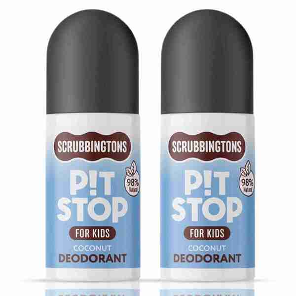 Scrubbingtons kids deodorant coconut scent 2x75ml, imported from the UK