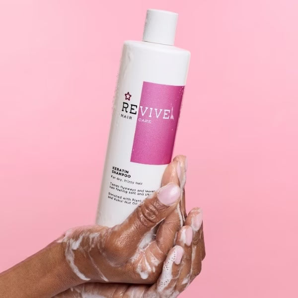 Revive Keratin Shampoo 400ml, imported from the UK