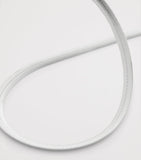 Monica Vinader sterling silver snake chain necklace 45.5cm (British brand)