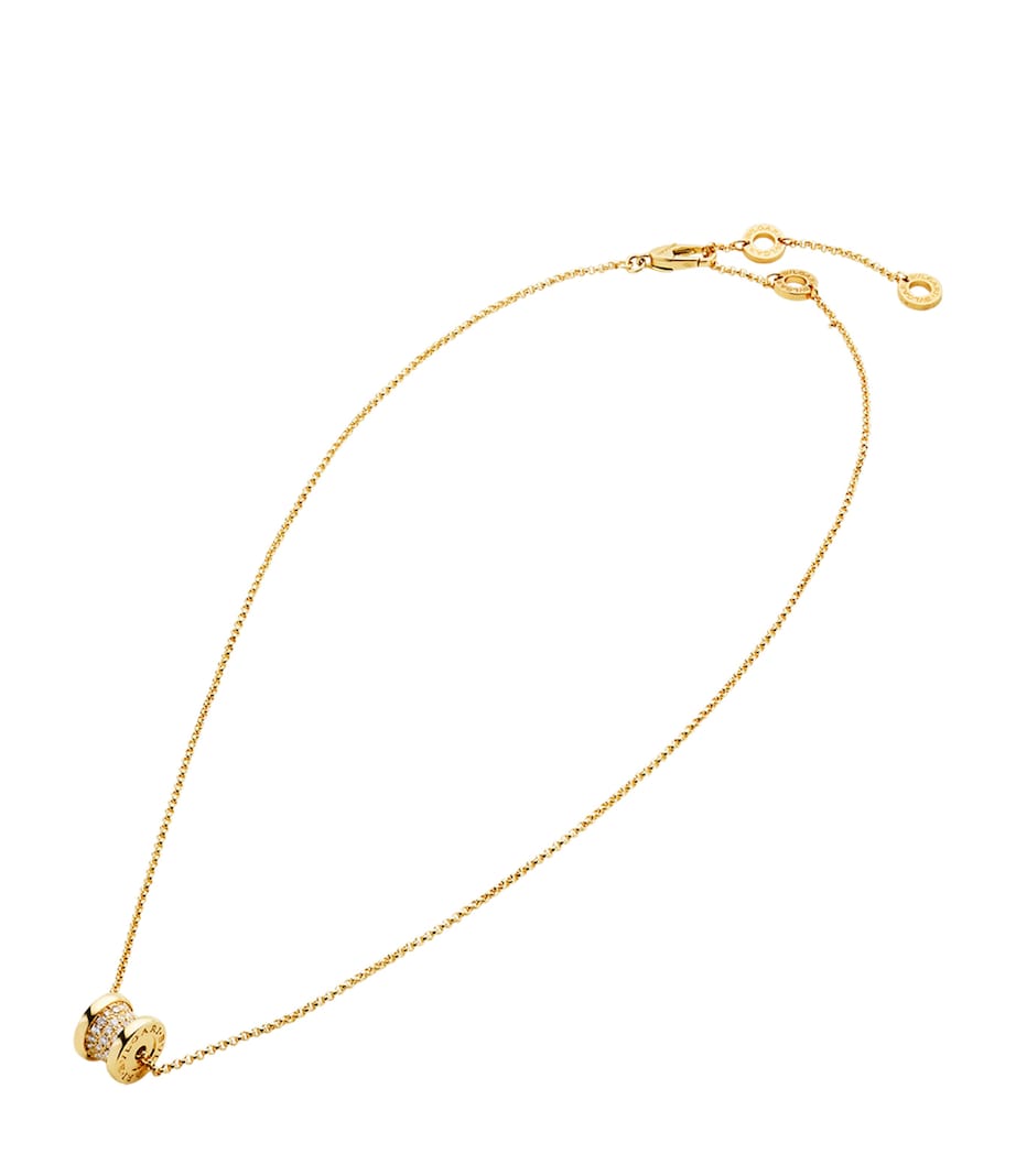 Bvlgari B.zero1 yellow gold diamond necklace, imported from the UK