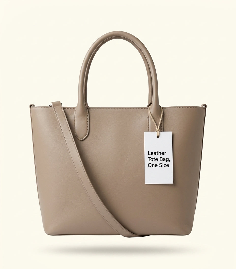 Prada Small Leather Buckle Tote Bag