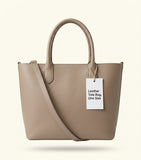 Prada Small Leather Buckle Tote Bag