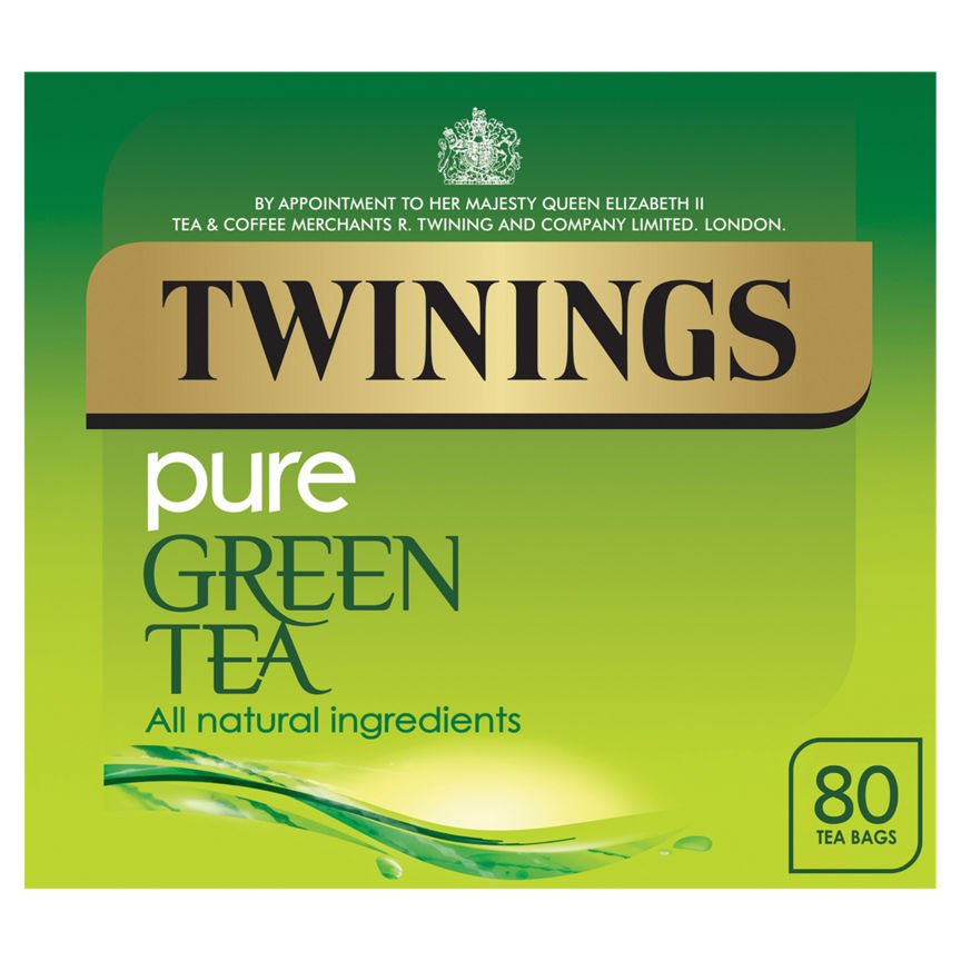 Twinings Pure Green Tea 80 Tea Bags