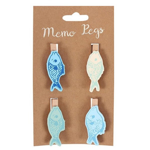 Something Different Fish Memo Pegs Pack of 4 GOODS Superdrug   