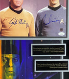 Leipzig Galleries Star Trek signed display William Shatner Leonard Nimoy (British brand)