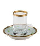 Villari Blooming Butterfly teacup and saucer set (British brand)