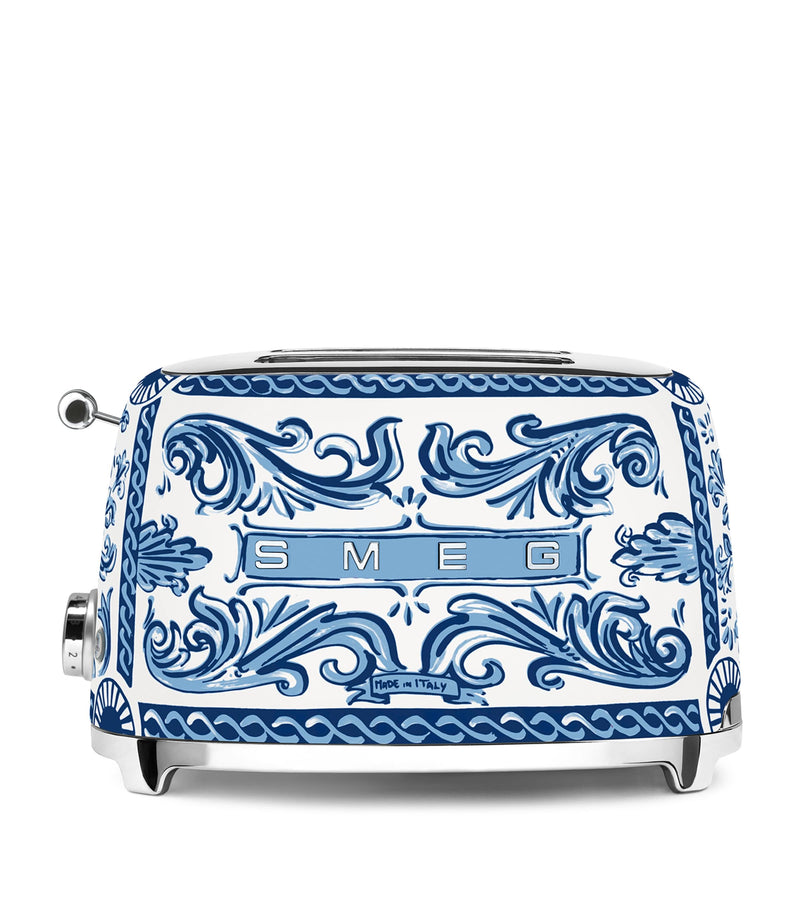 Smeg x Dolce & Gabbana Blu Mediterraneo 2-slice toaster (British brand)