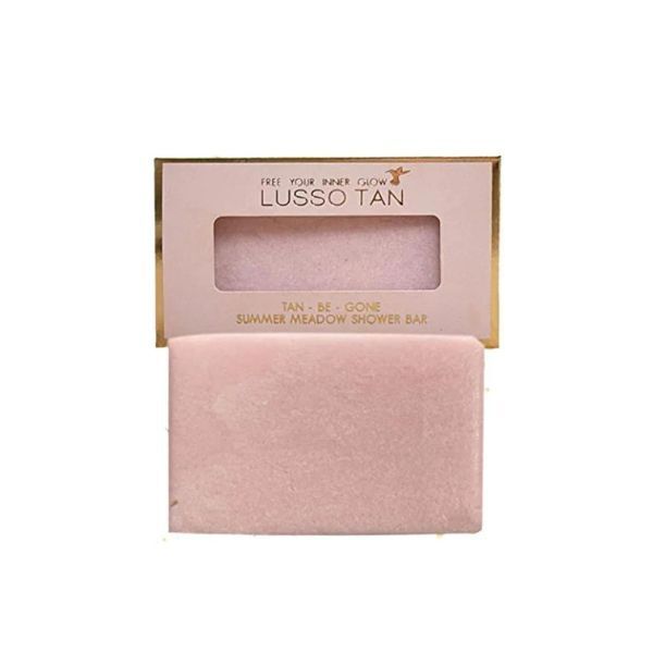 Lusso Tan Summer Meadow -Tan Removing Shower Bar 100g GOODS Superdrug   