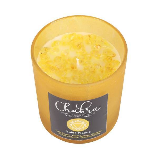 Something Different Lemon Solar Plexus Chakra candle, UK version