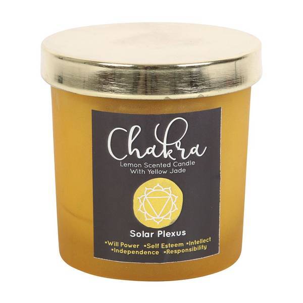Something Different Lemon Solar Plexus Chakra candle, UK version
