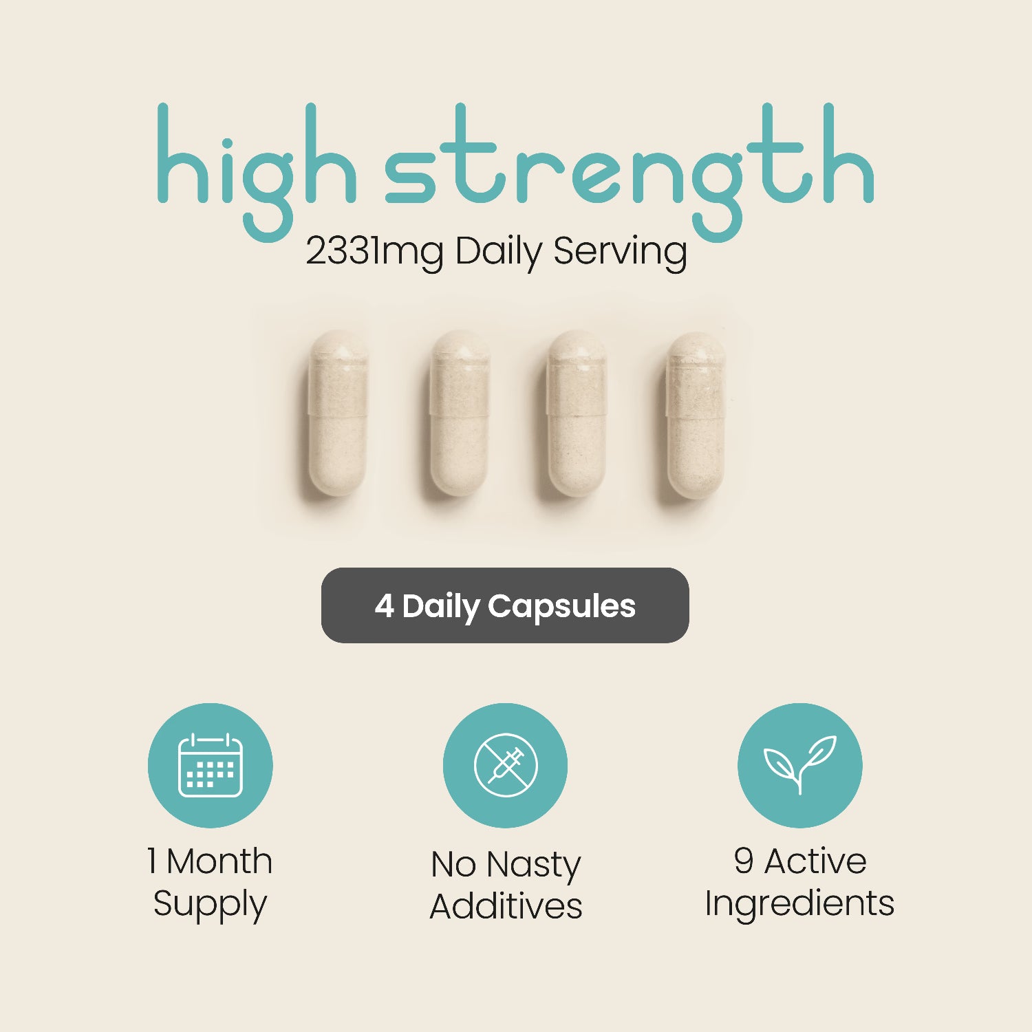 VitaBright 9-in-1 marine collagen complex 120 capsules - British product