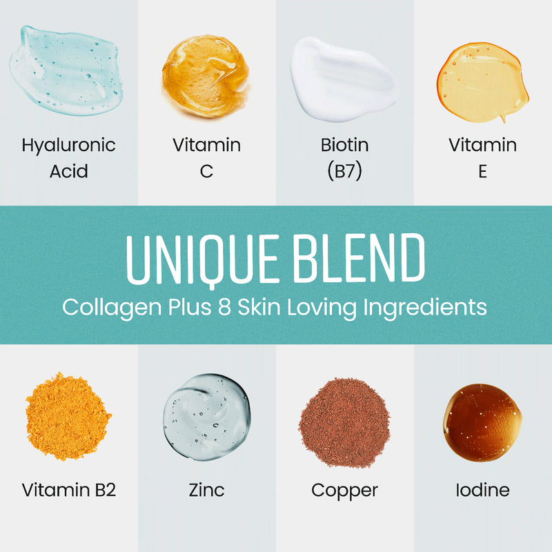 VitaBright 9-in-1 marine collagen complex 120 capsules - British product
