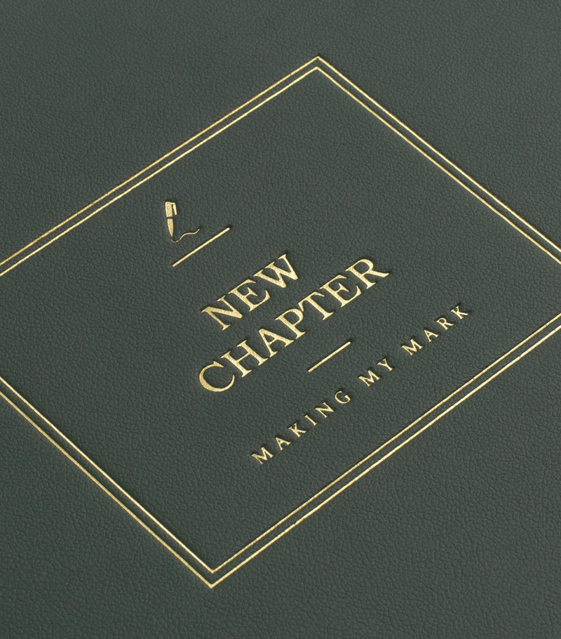 Papier leather notebook new chapter A5, imported from the UK