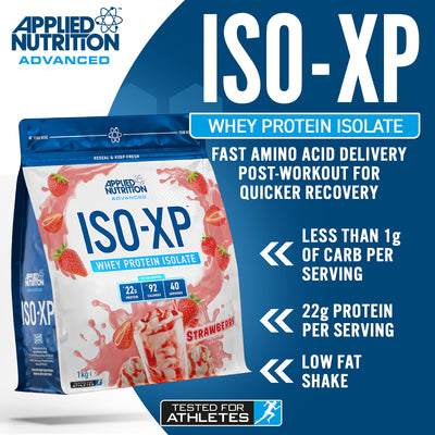Applied Nutrition ISO XP Myseprotein Isolat Jordbær 1kg
