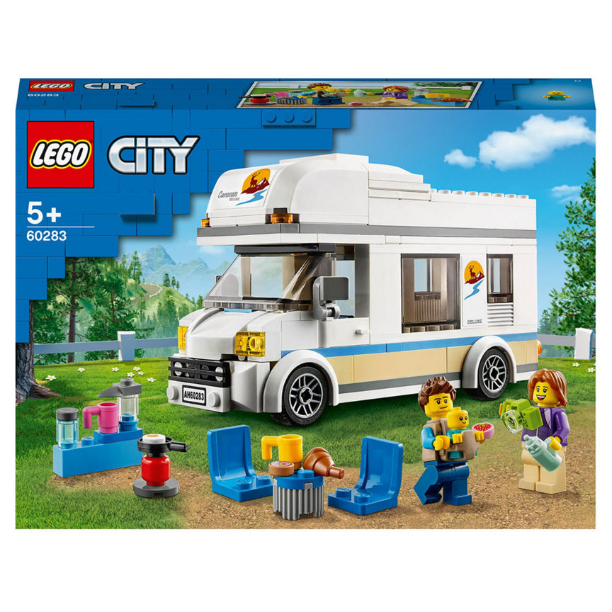 LEGO City Holiday Camper Van Toy Car 60283 (Age 5 Years +) GOODS ASDA   