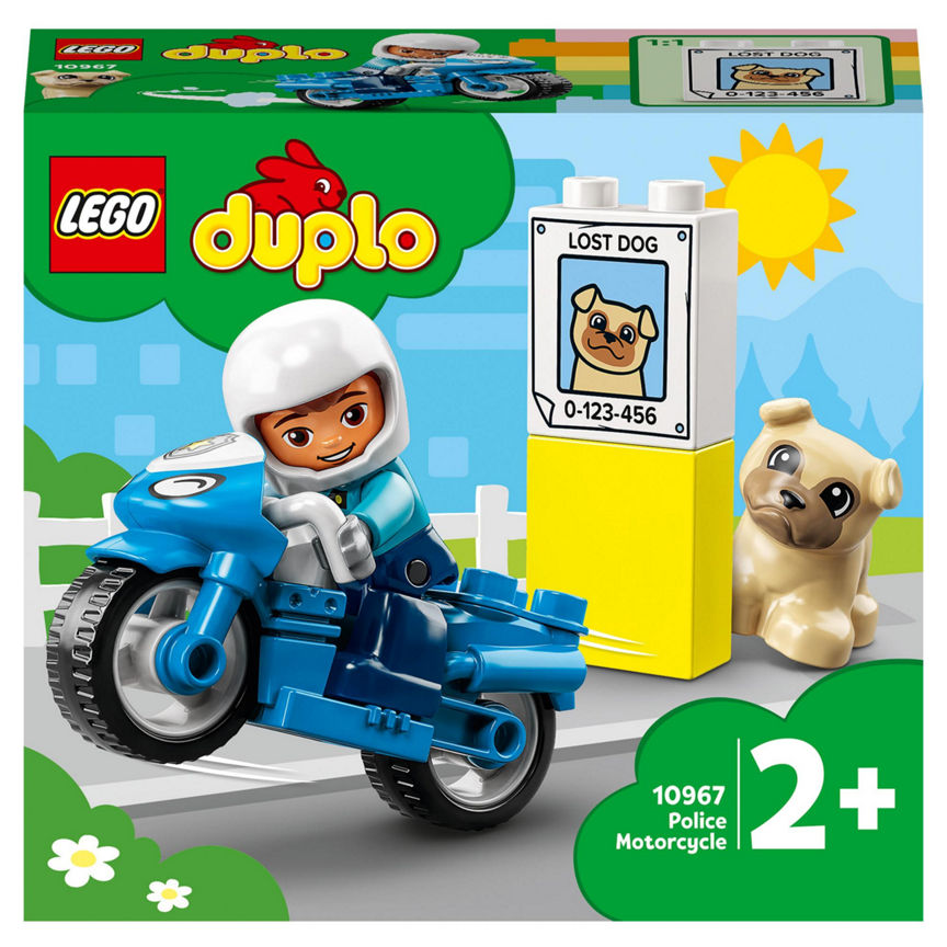 LEGO DUPLO Rescue Police Motorcycle Set 10967 GOODS ASDA   