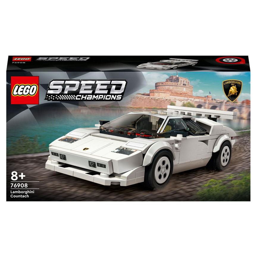 LEGO Speed Champions Lamborghini Countach Set 76908 (Age 8+ Years) GOODS ASDA   