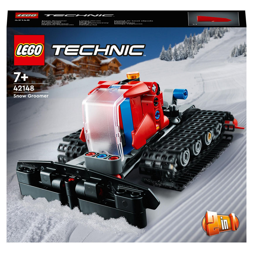 LEGO Technic Snow Groomer 2in1 Building Set 42148 GOODS ASDA   