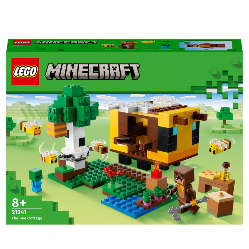 LEGO Minecraft The Bee Cottage Building Toy 21241 ( Age 8+ Years) GOODS ASDA   