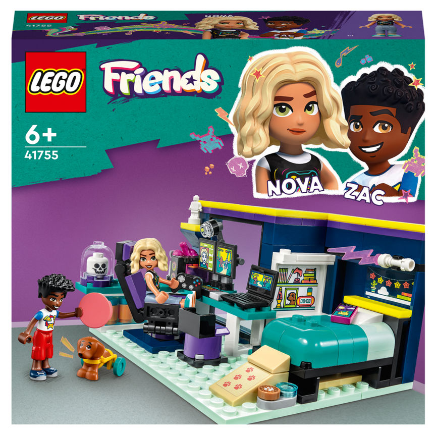 LEGO Friends Nova's Room Mini-Doll Playset 41755 GOODS ASDA   