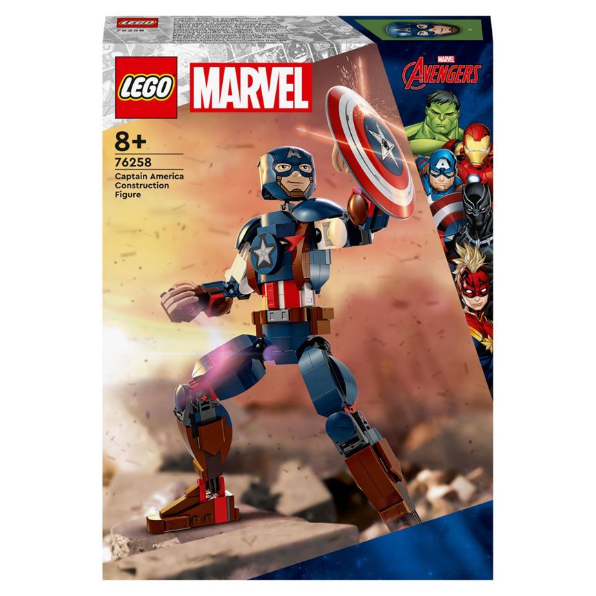 LEGO Marvel Captain America Construction Figure 76258