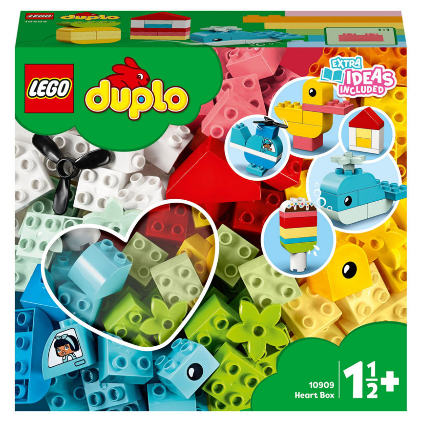 LEGO DUPLO Classic Heart Box Bricks Set 10909 GOODS ASDA   