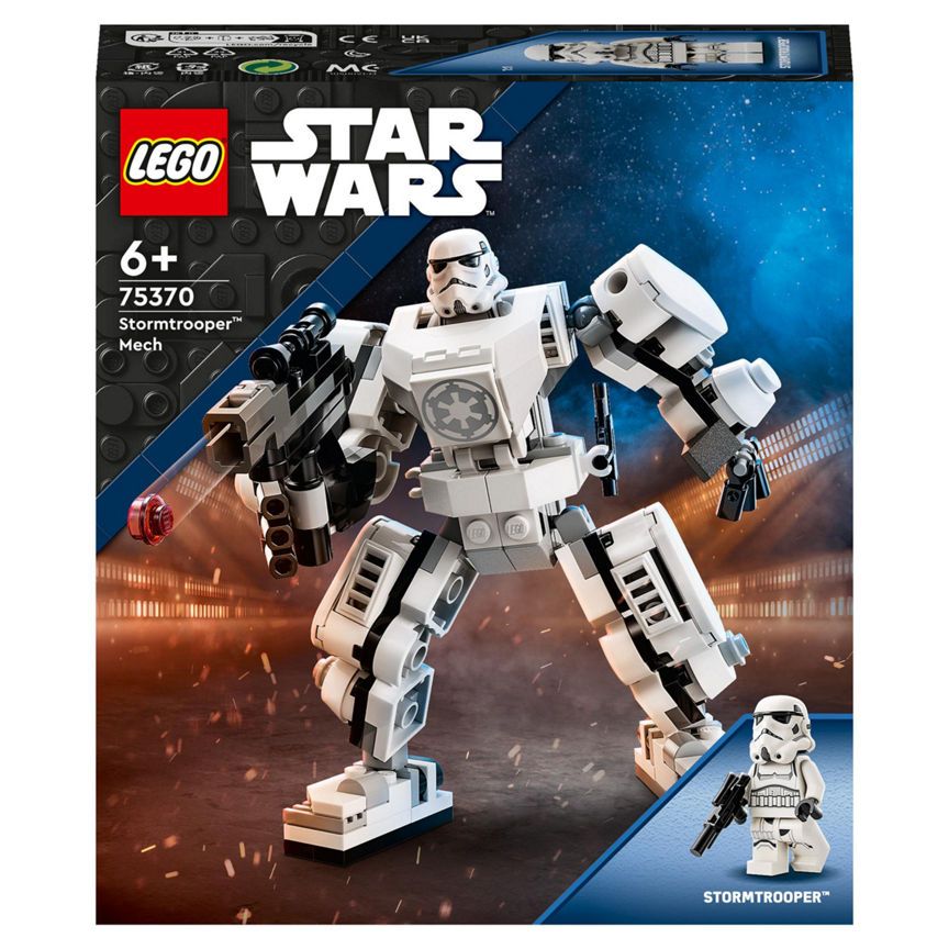 LEGO Star Wars Stormtrooper Mech Figure Set 75370 GOODS ASDA   