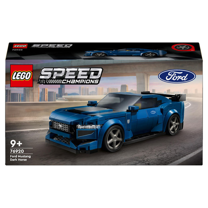 LEGO Speed Champions Ford Mustang Dark Horse Sports Car 76920 GOODS ASDA   