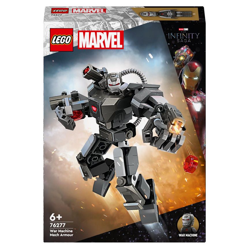 LEGO Marvel War Machine Mech Armour Figure Toy 76277 GOODS ASDA   