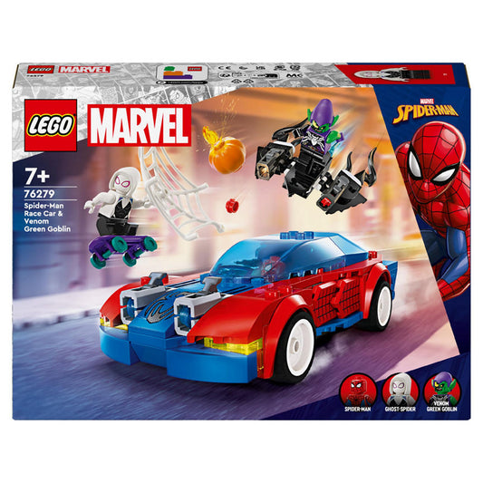 LEGO Marvel Spider-Man Race Car & Venom Green Goblin 76279 GOODS ASDA   
