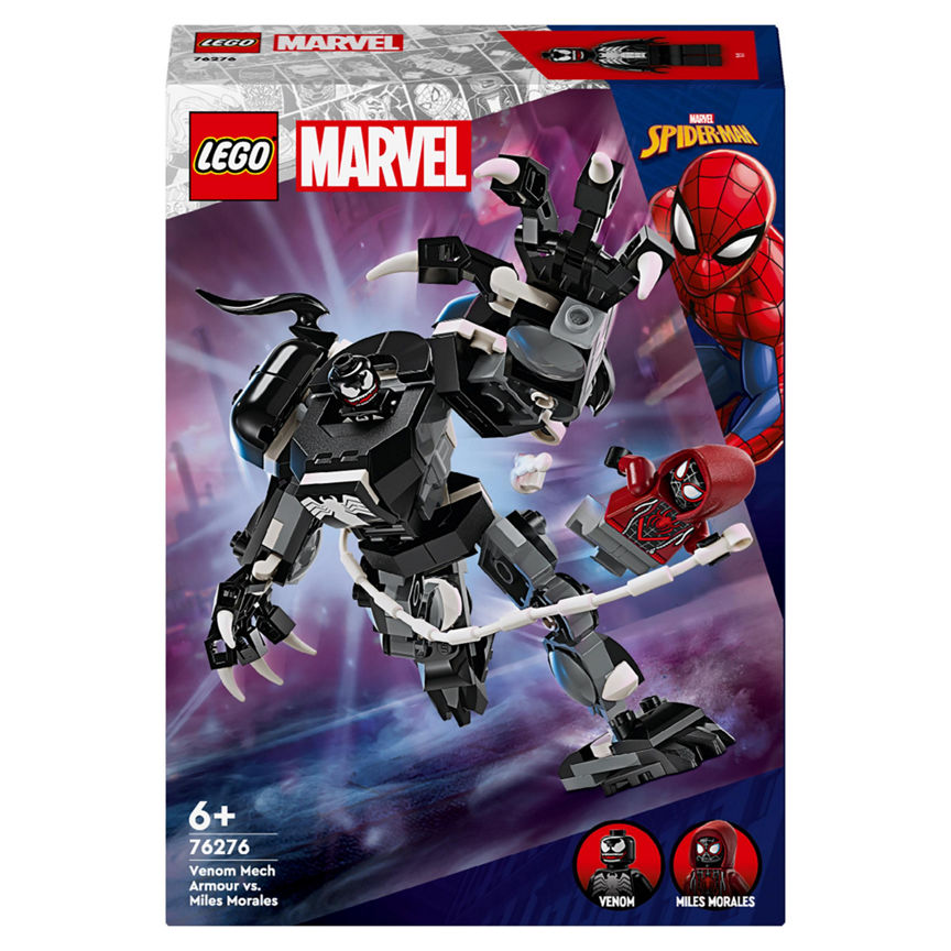 LEGO Marvel Venom Mech Armour vs. Miles Morales 76276 GOODS ASDA   