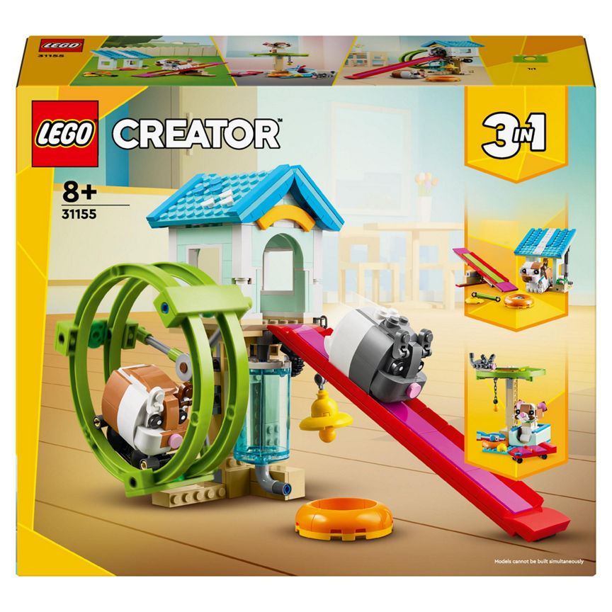 LEGO Creator 3in1 Hamster Wheel Animal Toy Set 31155 GOODS ASDA   