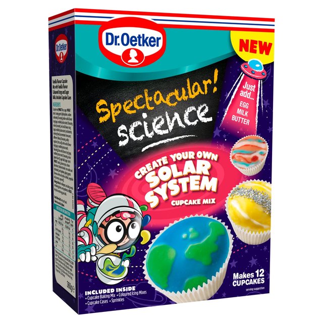 Dr.Oetker Spectacular! Science Create Your Own Solar System Cupcake Mix   360g GOODS M&S   