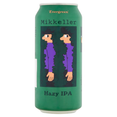 Evergreen Hazy IPA beer 440ml (British brand)
