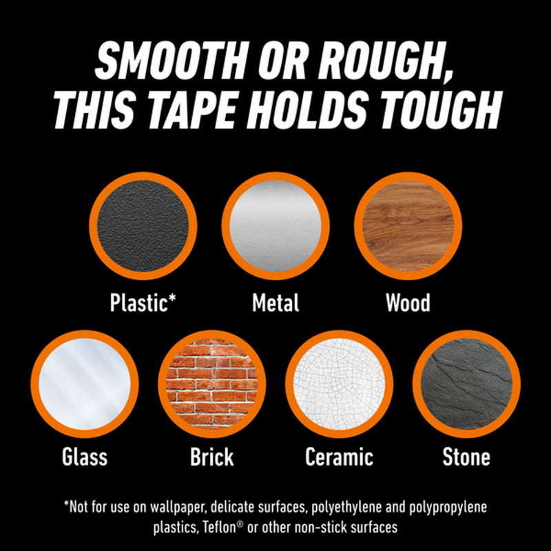 Gorilla mounting tape crystal clear 25mm x 1.5m, UK version