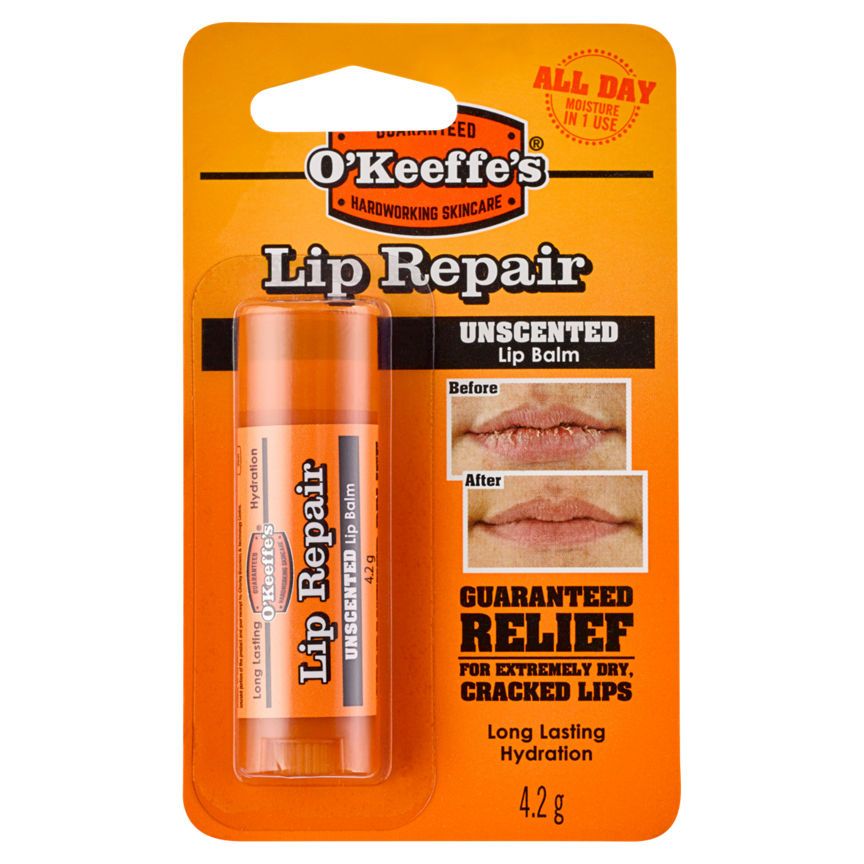 O'Keeffe's Lip Repair Unscented Lip Balm