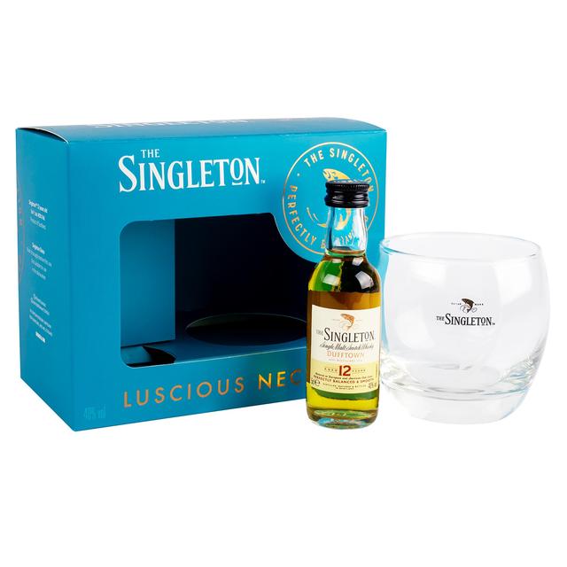 Singleton 12YO Single Malt Scotch Whisky with Glass Giftpack   5cl GOODS M&S   