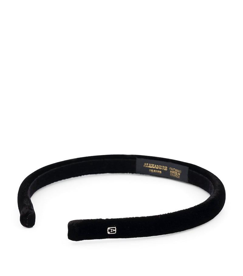 Alexandre de Paris velvet headband Timeless Ella, imported from the UK