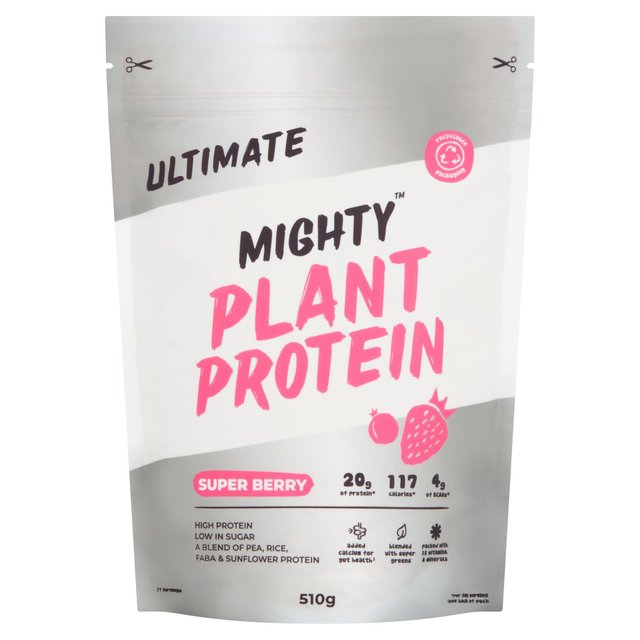 Mighty Ultimate Vegan Plant Protein Super Berry   510g GOODS M&S   