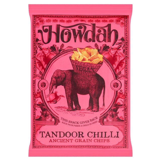 Howdah  Ancient Grain Chips - Tandoor Chili   130g