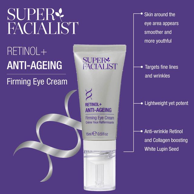 Super Facialist Retinol+ Anti-Ageing Firming Eye Cream   15ml GOODS M&S   