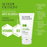 Super Facialist Salicylic Acid Anti Blemish Purifying Cleansing Wash   150ml GOODS M&S   