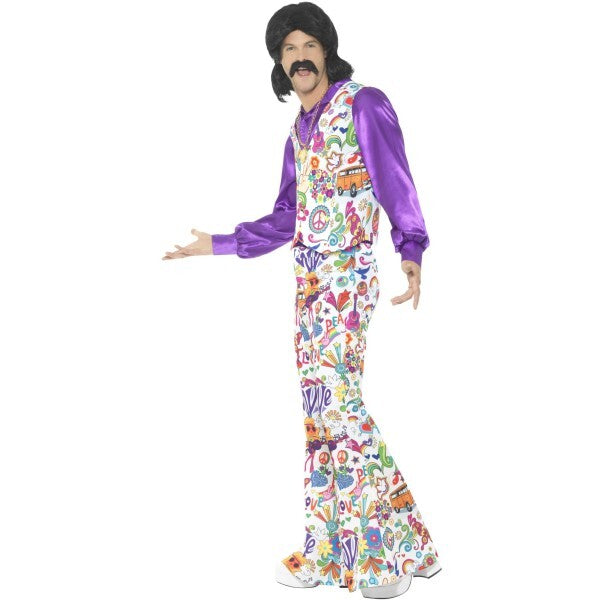 Smiffys 60s hippie costume multi-coloured, UK version
