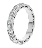 Bvlgari Serpenti Viper white gold ring, UK version