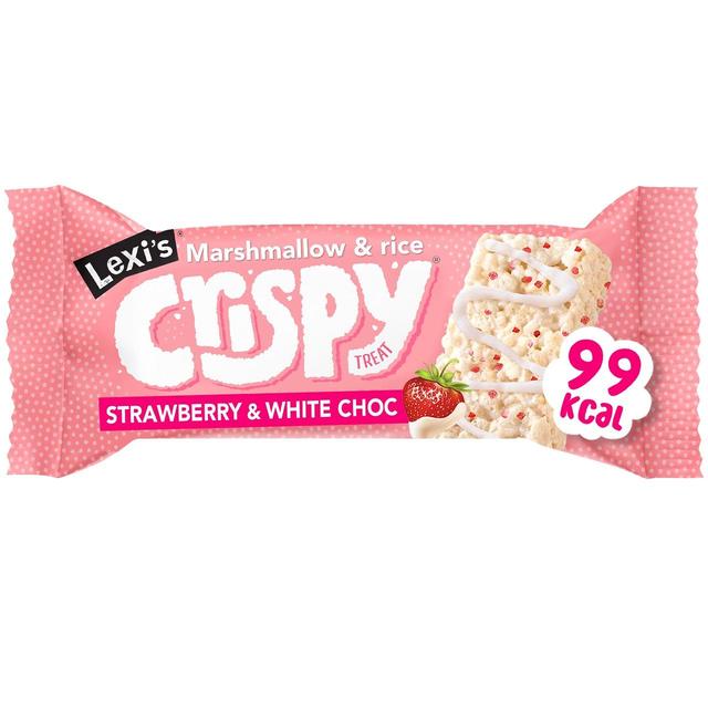 Lexi's Crispy Treat - Strawberry & White Choc   25g