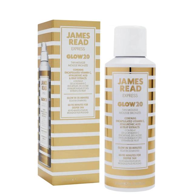 James Read Glow20 Instant Tan Mousse for the Body Light to Medium Tone   200ml GOODS M&S   