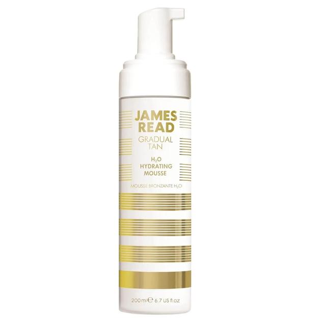 James Read H2O Hydrating Mousse Gradual Tan Face&Body Light to Medium Tone   200ml GOODS M&S   